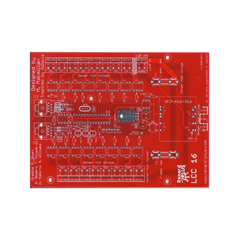 Renard Plus LCC-16 (Low Current) bare board