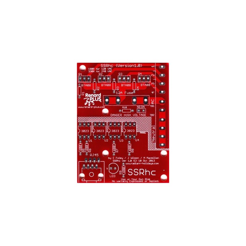 SSRhc 4 Channel Relay Board